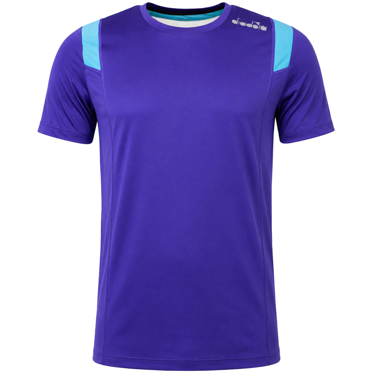 Diadora Run Mens Blue T-Shirt