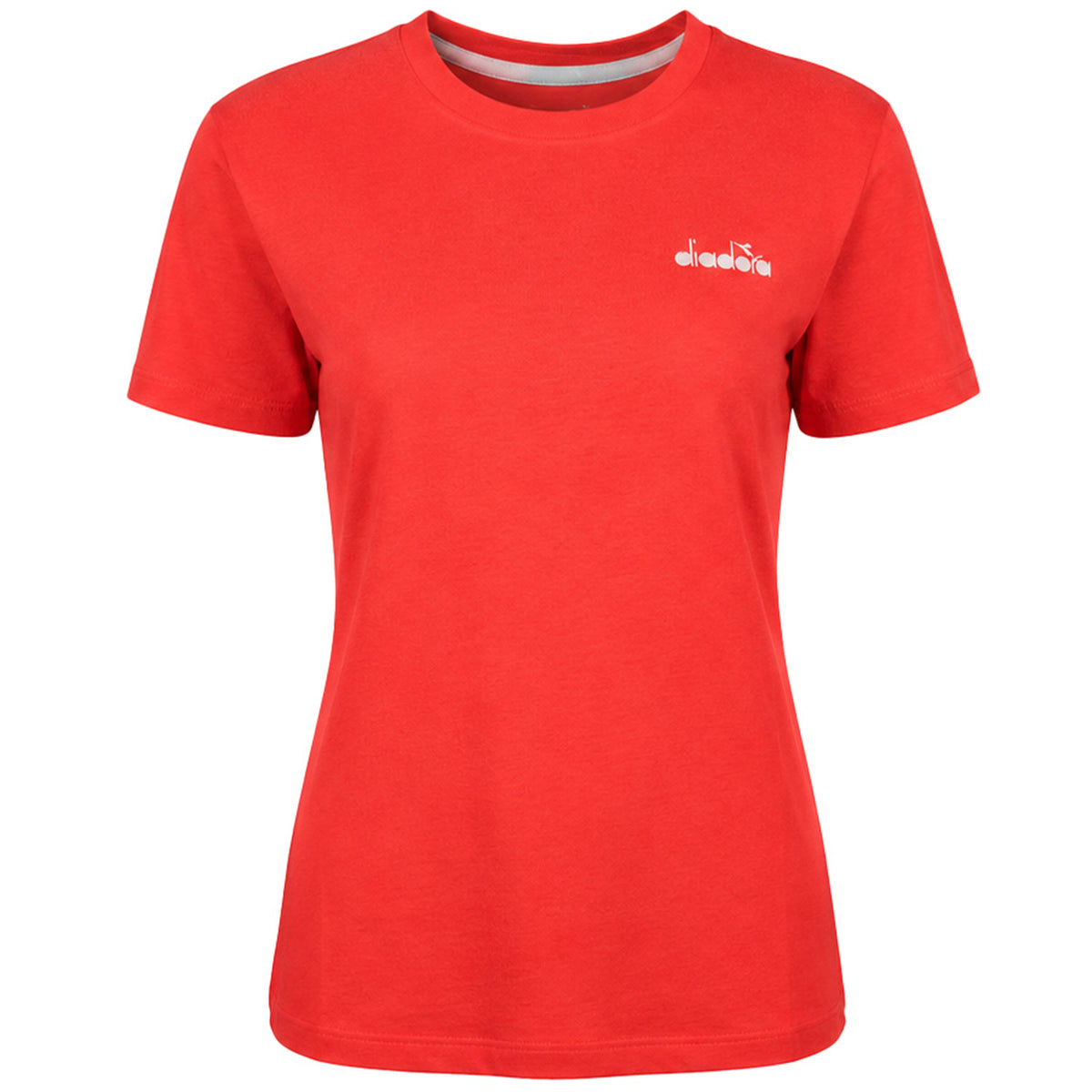 Diadora Logo Womens Red T-Shirt