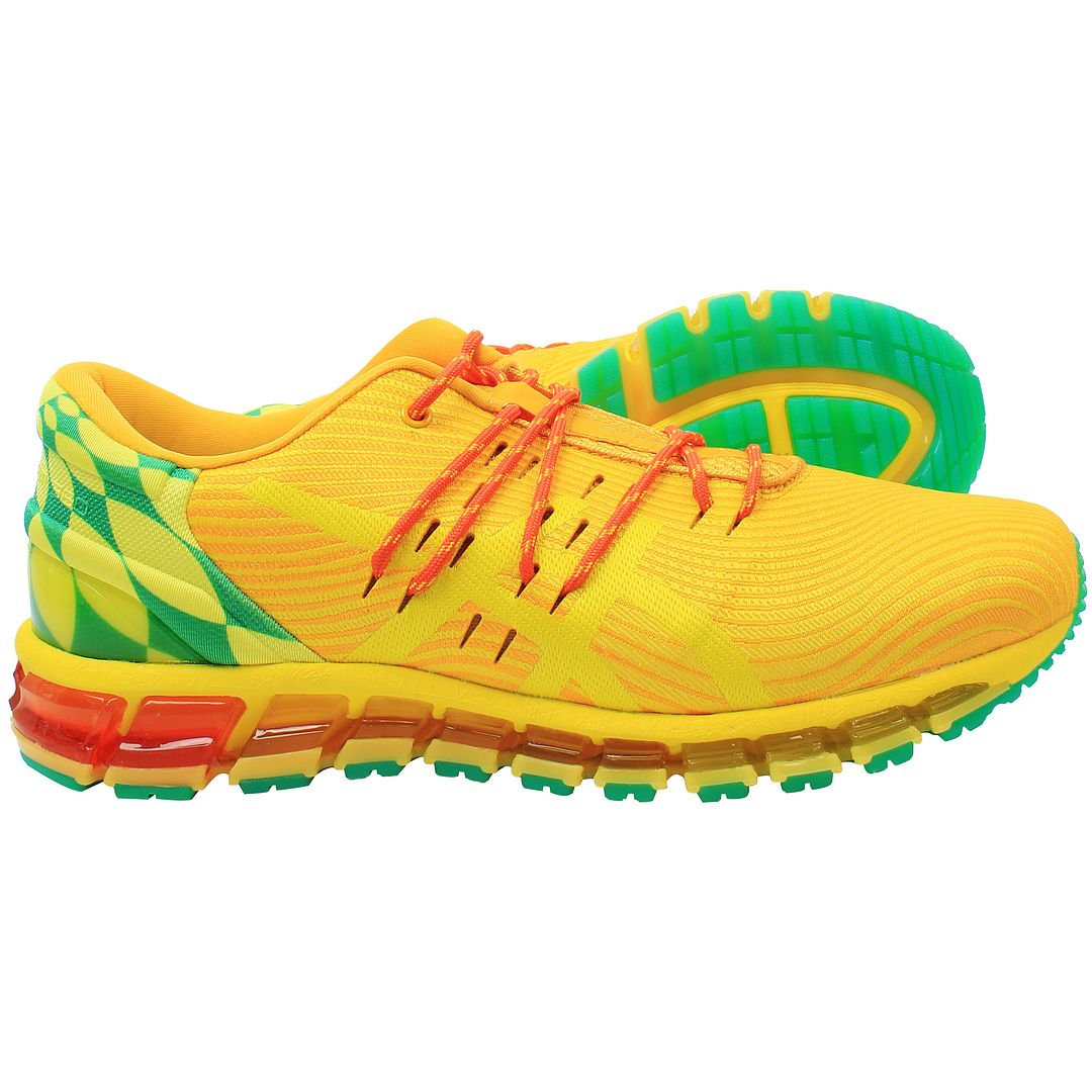 Asics Gel-Quantum 360 KO100 Mens Yellow Running Shoes