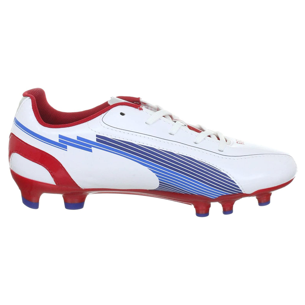 Puma EvoSpeed 5 FG White Kids Football Boots