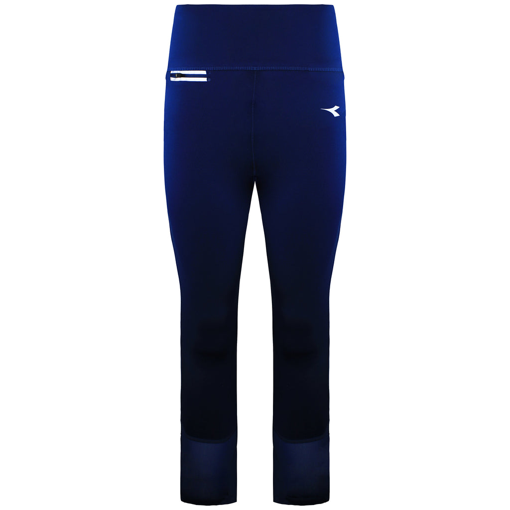 Diadora Womens Navy 6/8 Leggings