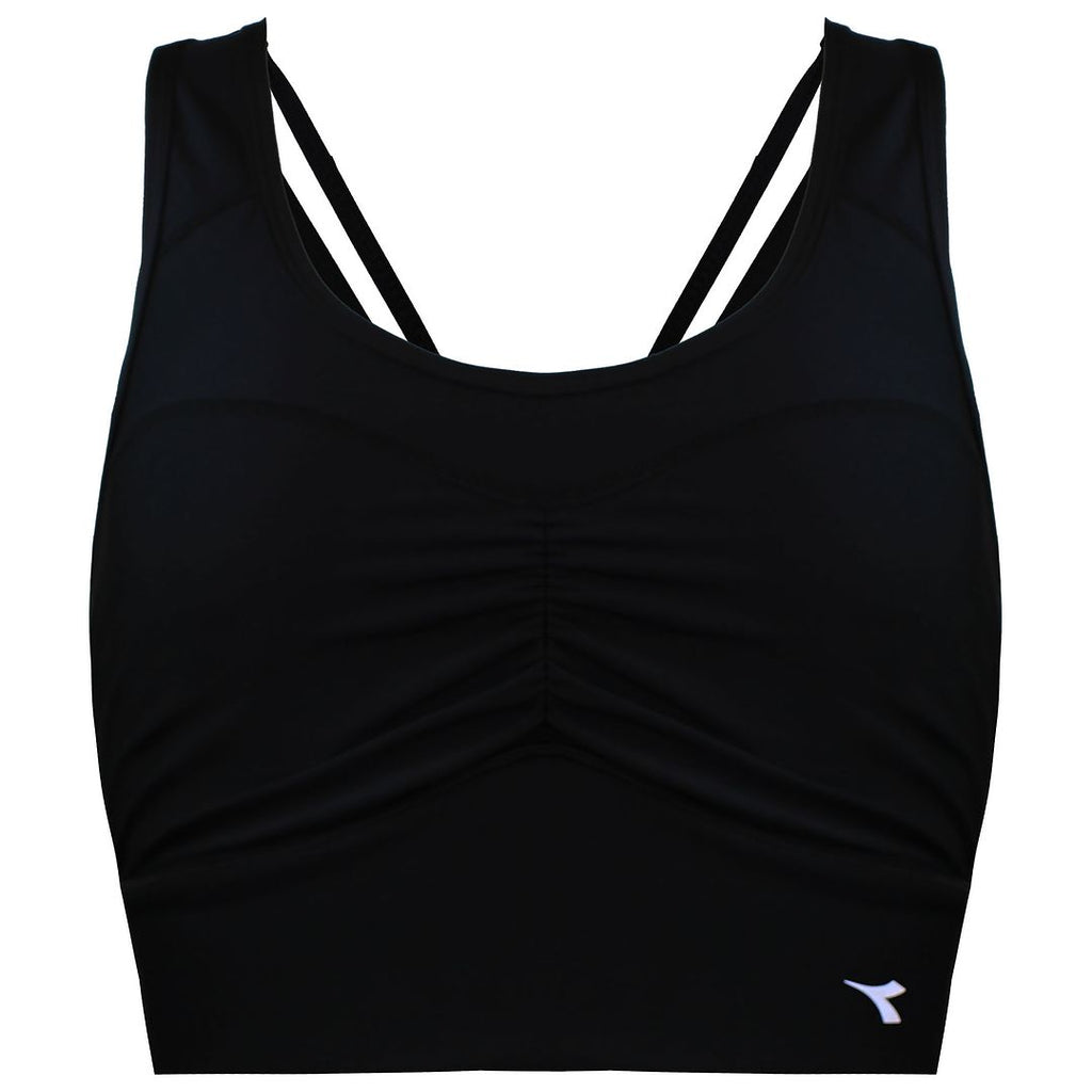 Diadora Supportive Womens Black Sports Bra