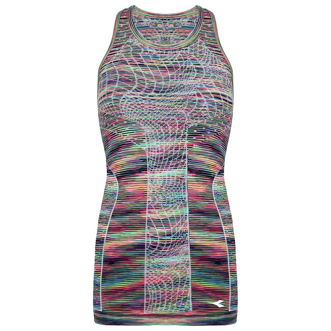 Diadora Seamless Womens Multicoloured Tank Top