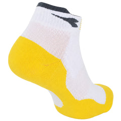 Diadora 3-Pack White/Yellow Crew Socks