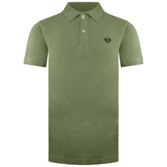 Sergio Tacchini Mens Dark Army Green Polo Shirt