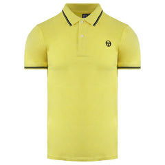 Sergio Tacchini Mens Black/Yellow Polo Shirt