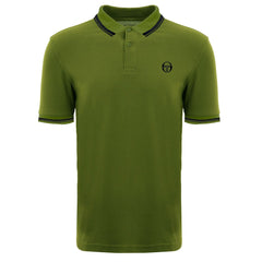 Sergio Tacchini Iconic Mens Dark Green Polo Shirt