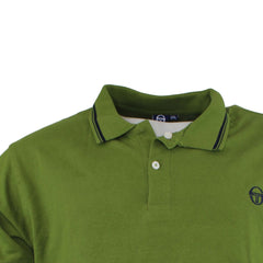 Sergio Tacchini Iconic Mens Dark Green Polo Shirt - Button