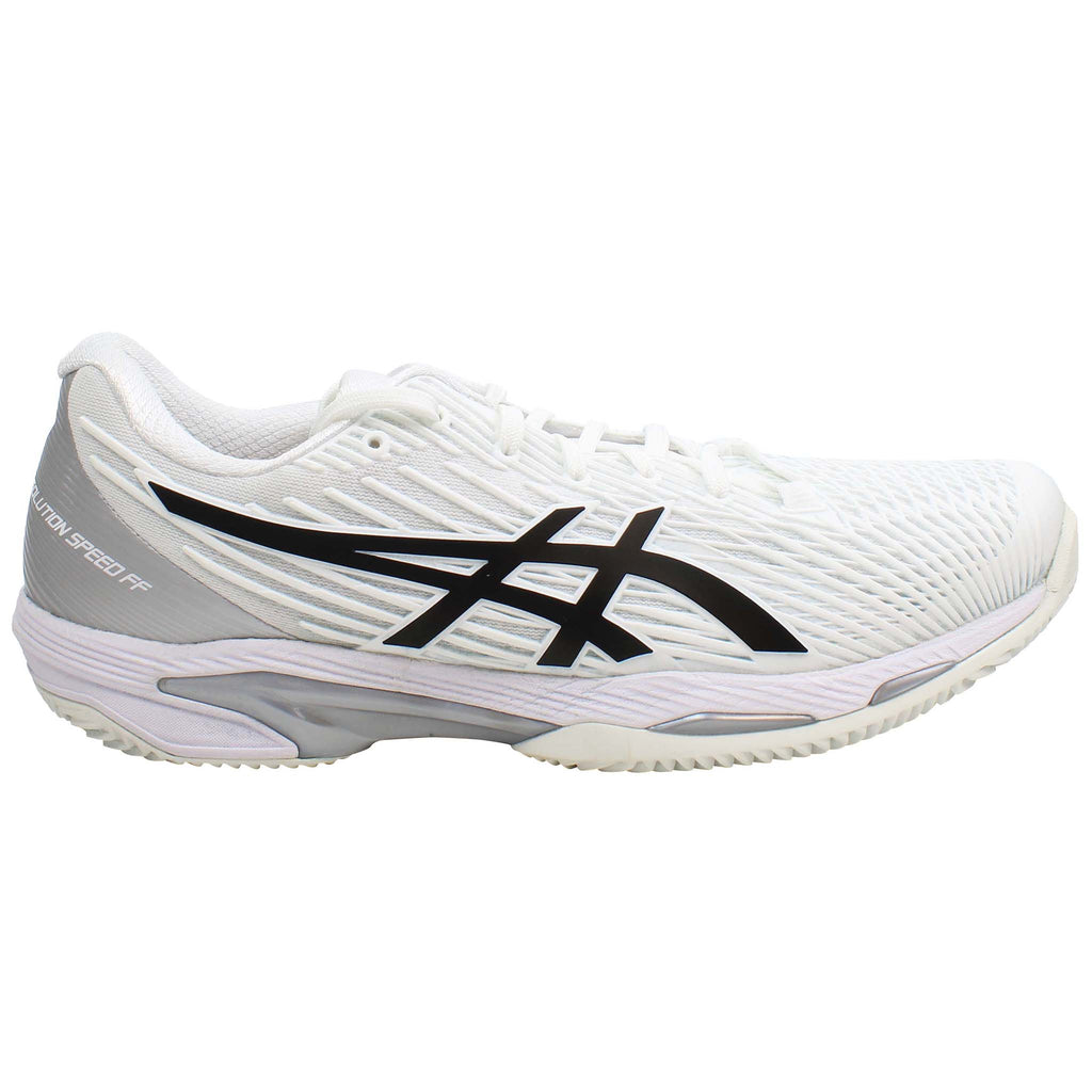 Asics Solution Speed FF 2 Clay Mens White Tennis Shoes