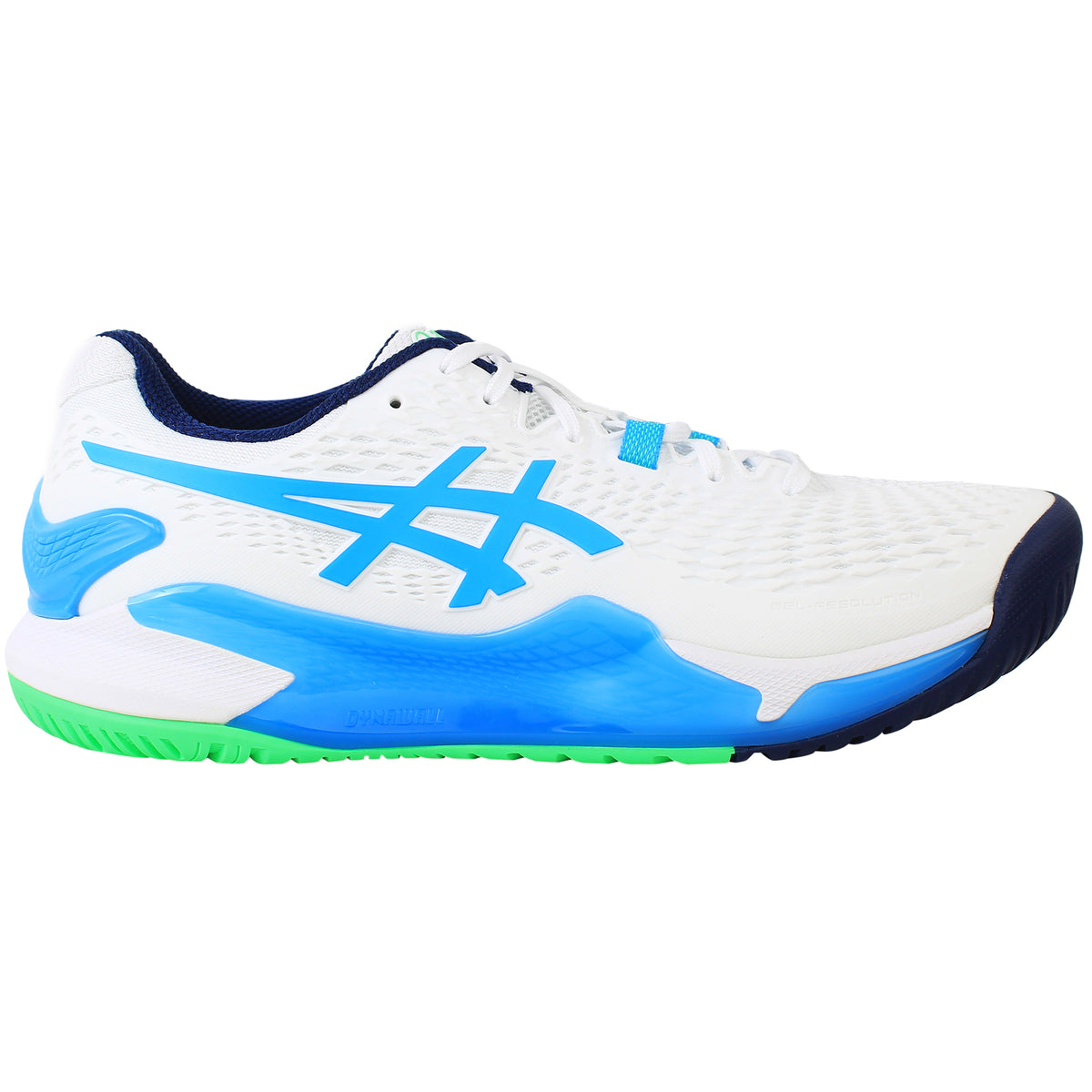 Asics Gel-Resolution 9 Mens White Tennis Shoes