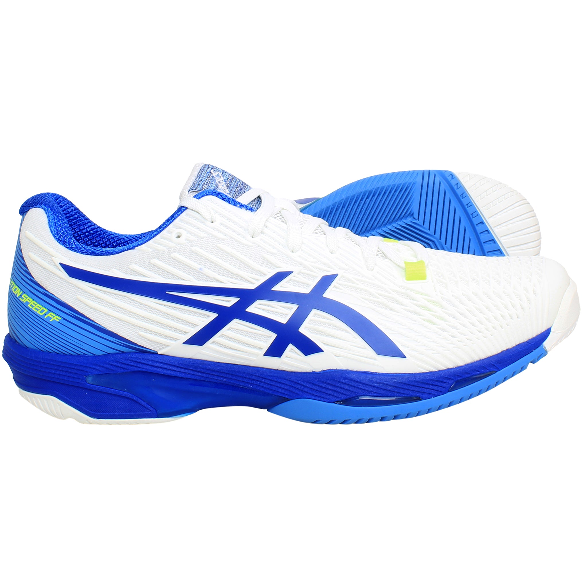 Asics Solution Speed FF 2 Mens White Tennis Shoes