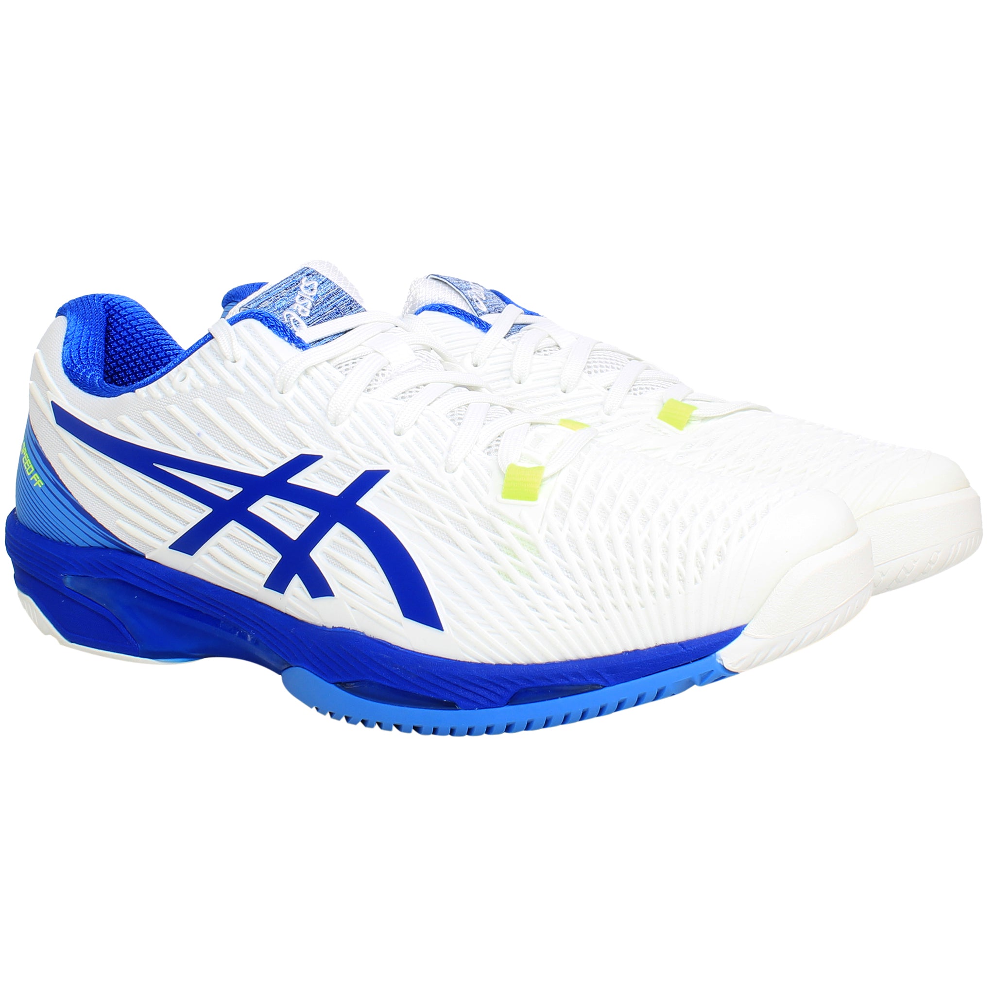 Asics Solution Speed FF 2 Mens White Tennis Shoes