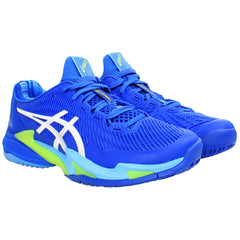 Asics Court FF 3 Novak Mens Blue Tennis Shoes