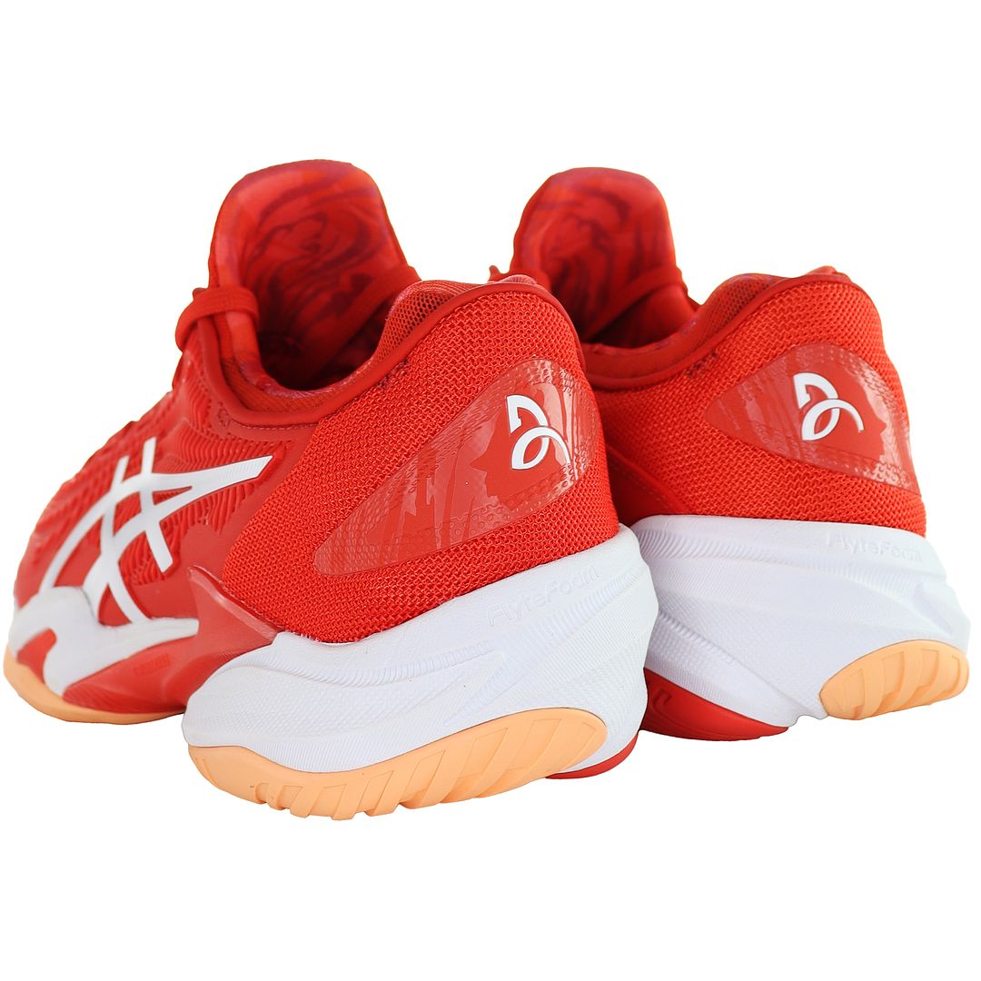 Asics Court FF 3 Novak Mens Red Tennis Trainers