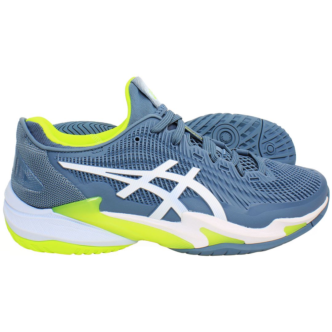 Asics Court FF 3 Mens Blue Tennis Shoes