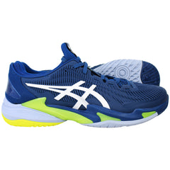 Asics Court FF 3 Mens Blue Tennis Shoes