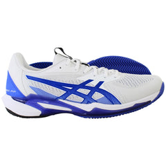 Asics Solution Speed FF 3 Clay Mens White Tennis Shoes
