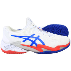 Asics Court FF 3 Novak Mens White Tennis Shoes