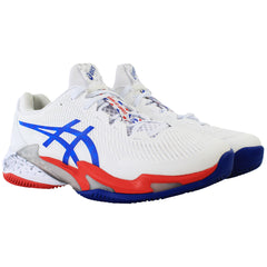 Asics Court FF 3 Novak Clay Mens White Tennis Shoes