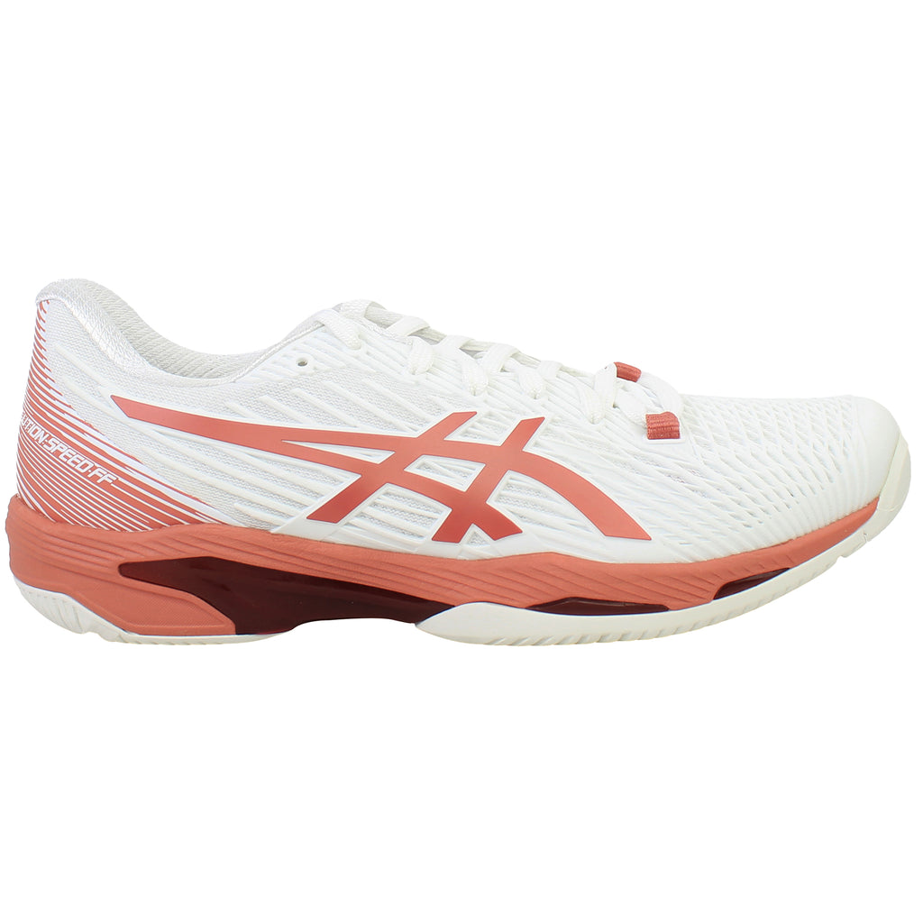 Asics Solution Speed FF 2 Womens White Tennis Shoes