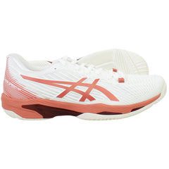 Asics Solution Speed FF 2 Womens White Tennis Shoes