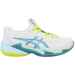 Asics Court FF 3 Clay Womens White Tennis Shoes