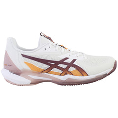 Asics Solution Speed FF 3 Clay Womens White Tennis Shoes