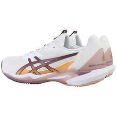 Asics Solution Speed FF 3 Clay Womens White Tennis Shoes