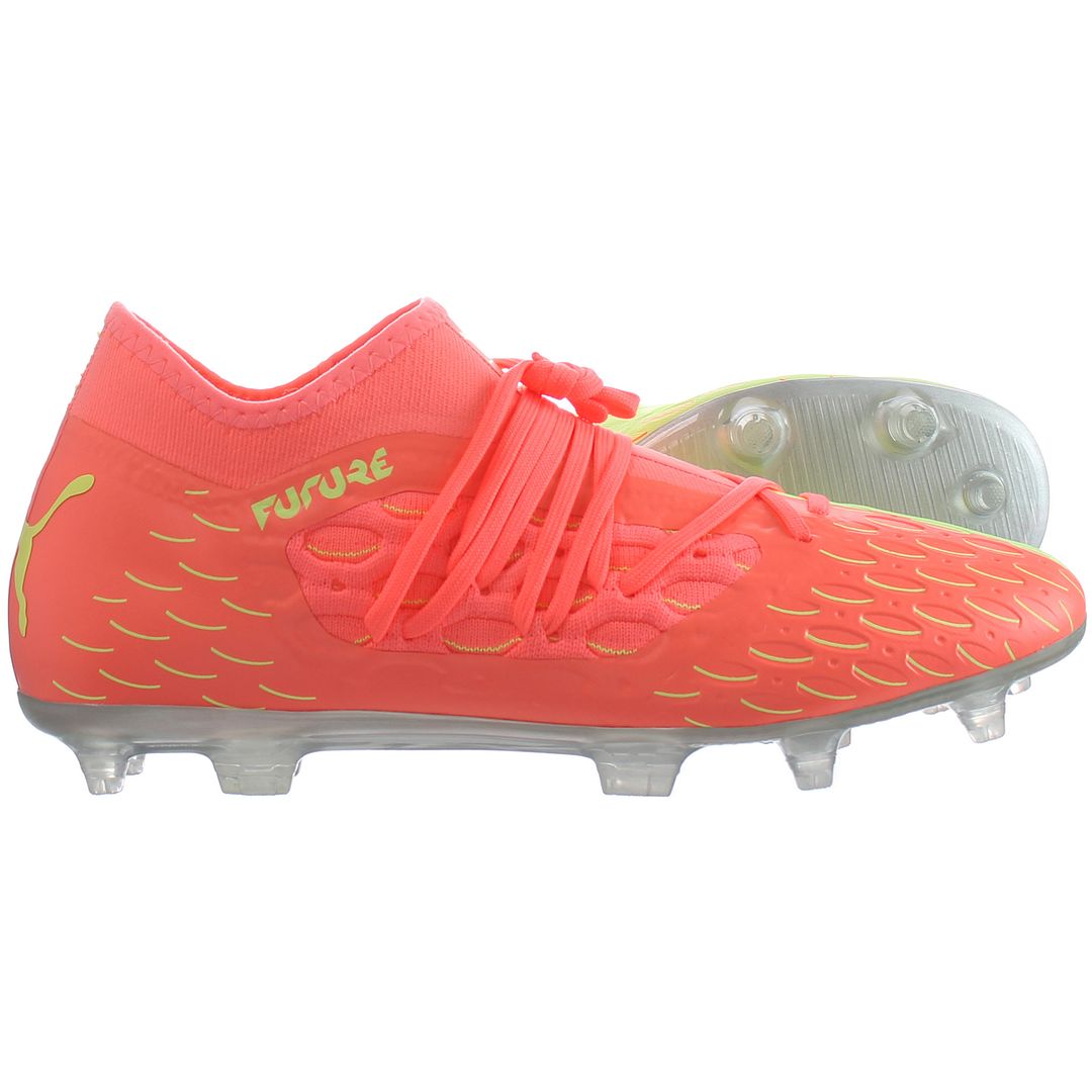 Puma Future 5.3 Netfit OSG FG AG Mens Orange Football Boots