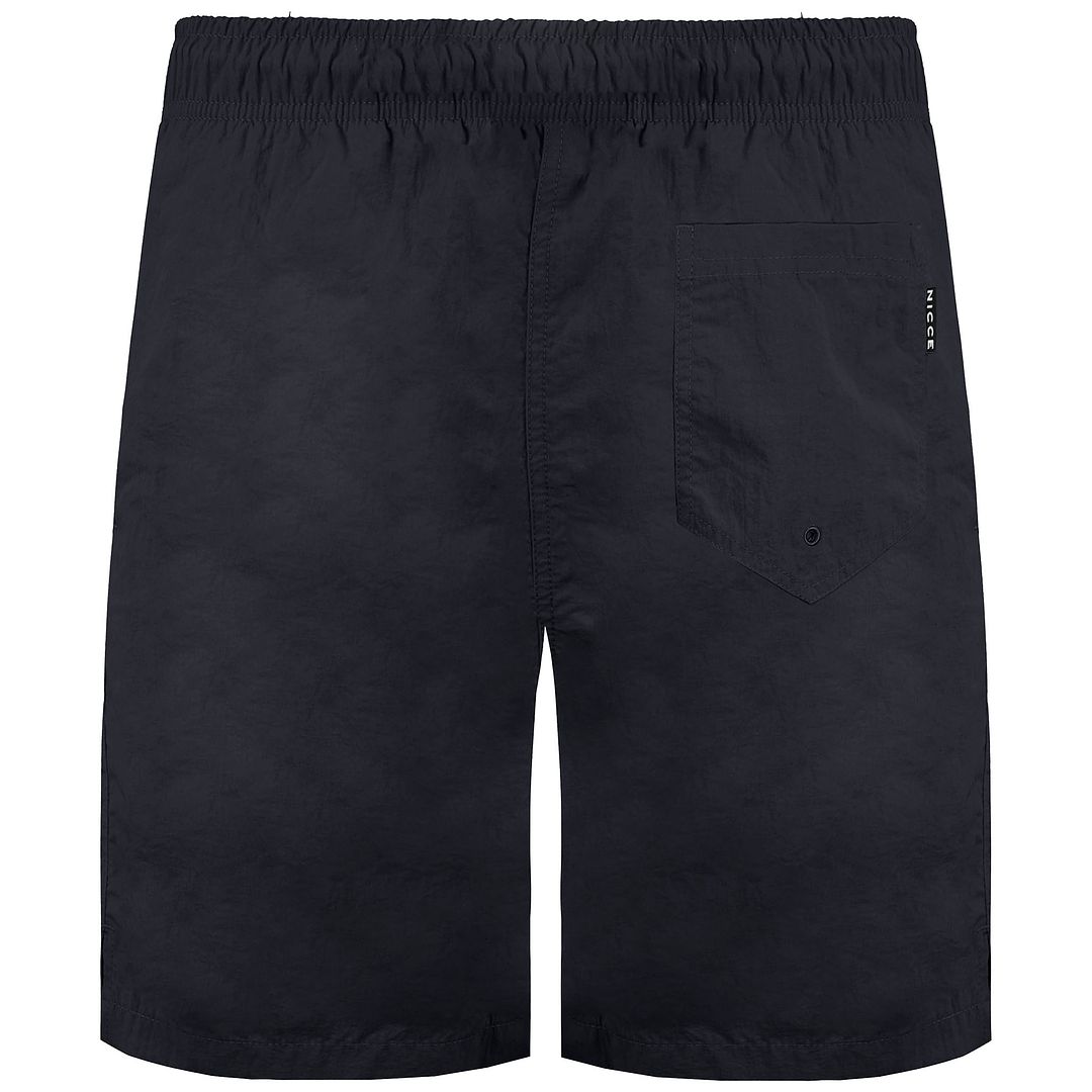 Nicce Plinth Mens Black Swim Shorts