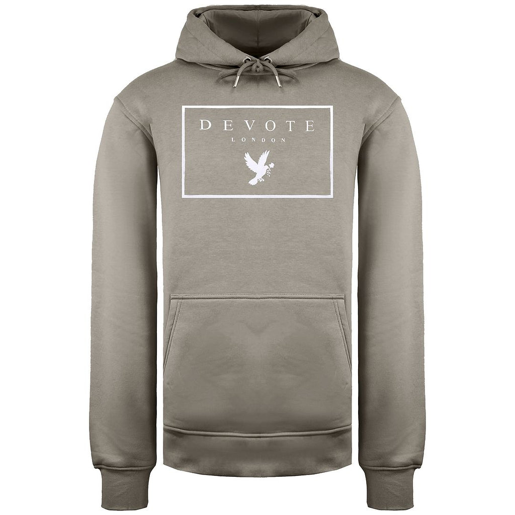 Devote London Dove Mens Nude/White Hoodie