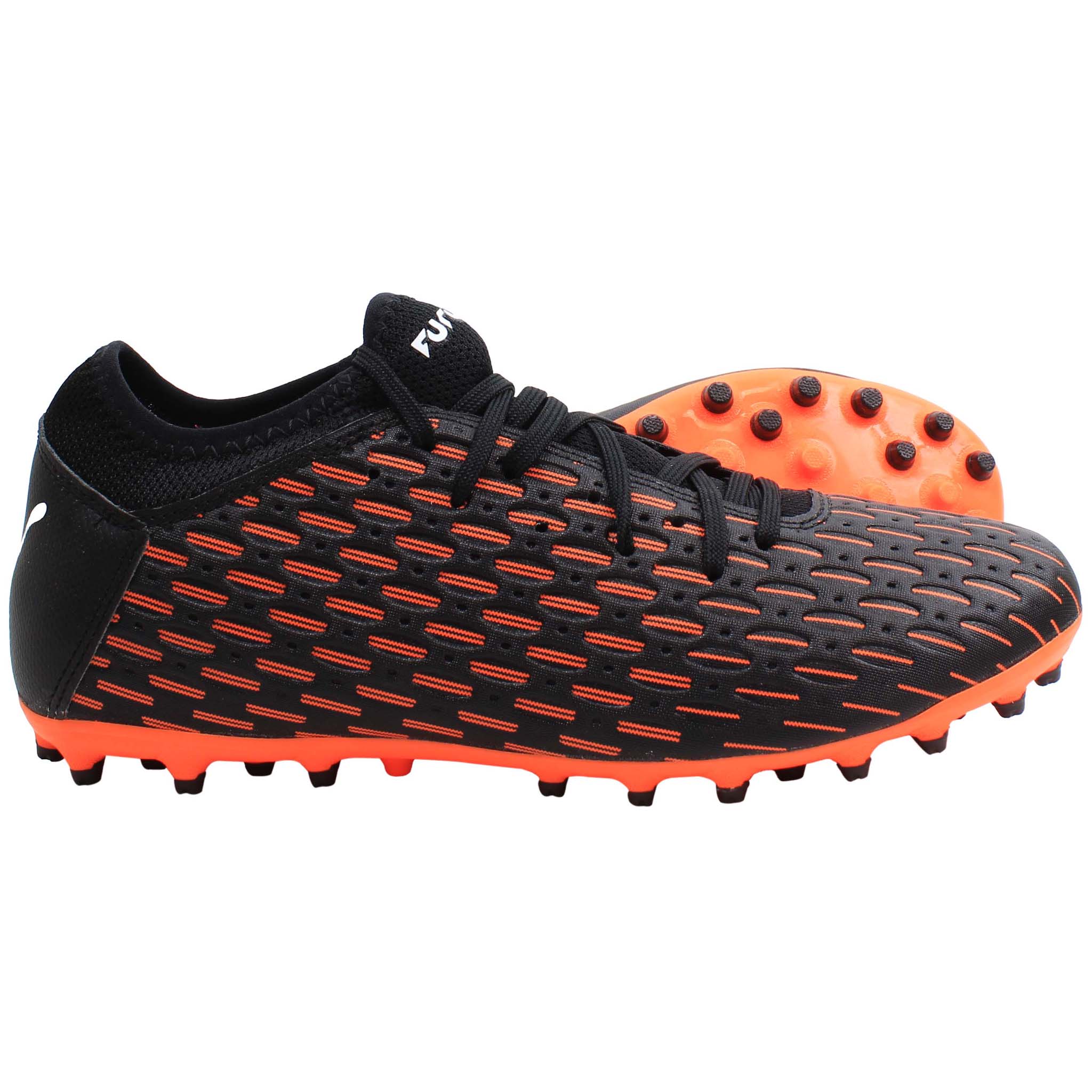 Puma Future 6.4 MG Mens Black/Orange Football Boots