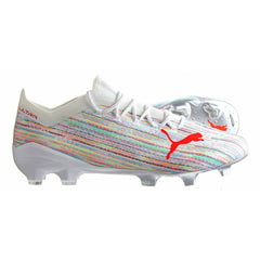 Puma Ultra 1.2 FG/AG White Mens Football Boots