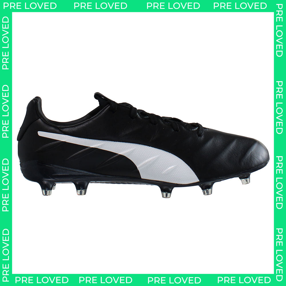 Puma King Platinum 21 FG/AG Mens Black Football Boots NO BOX