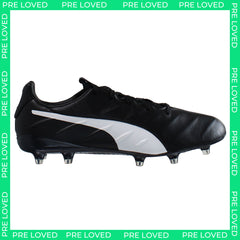Puma King Platinum 21 FG/AG Mens Black Football Boots NO BOX