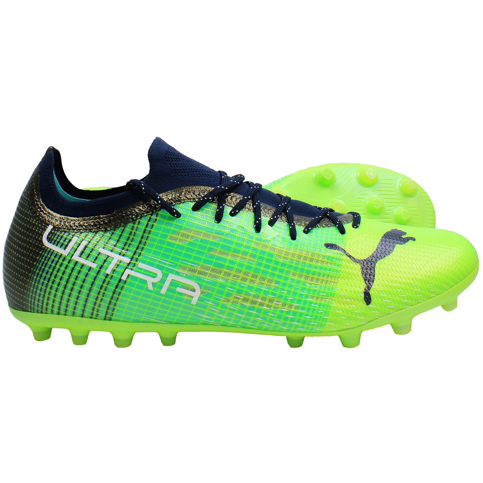 Puma Ultra 1.3 MG Mens Green Football Boots