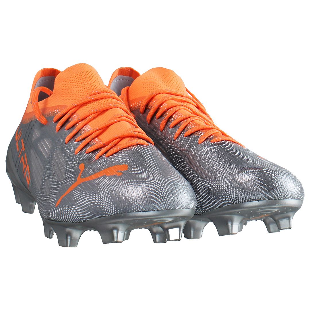 Puma Ultra 1.4 FG/AG Silver Mens Football Boots