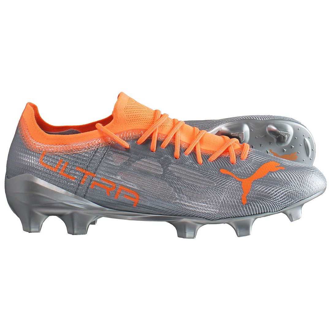 Puma Ultra 1.4 FG/AG Silver Mens Football Boots