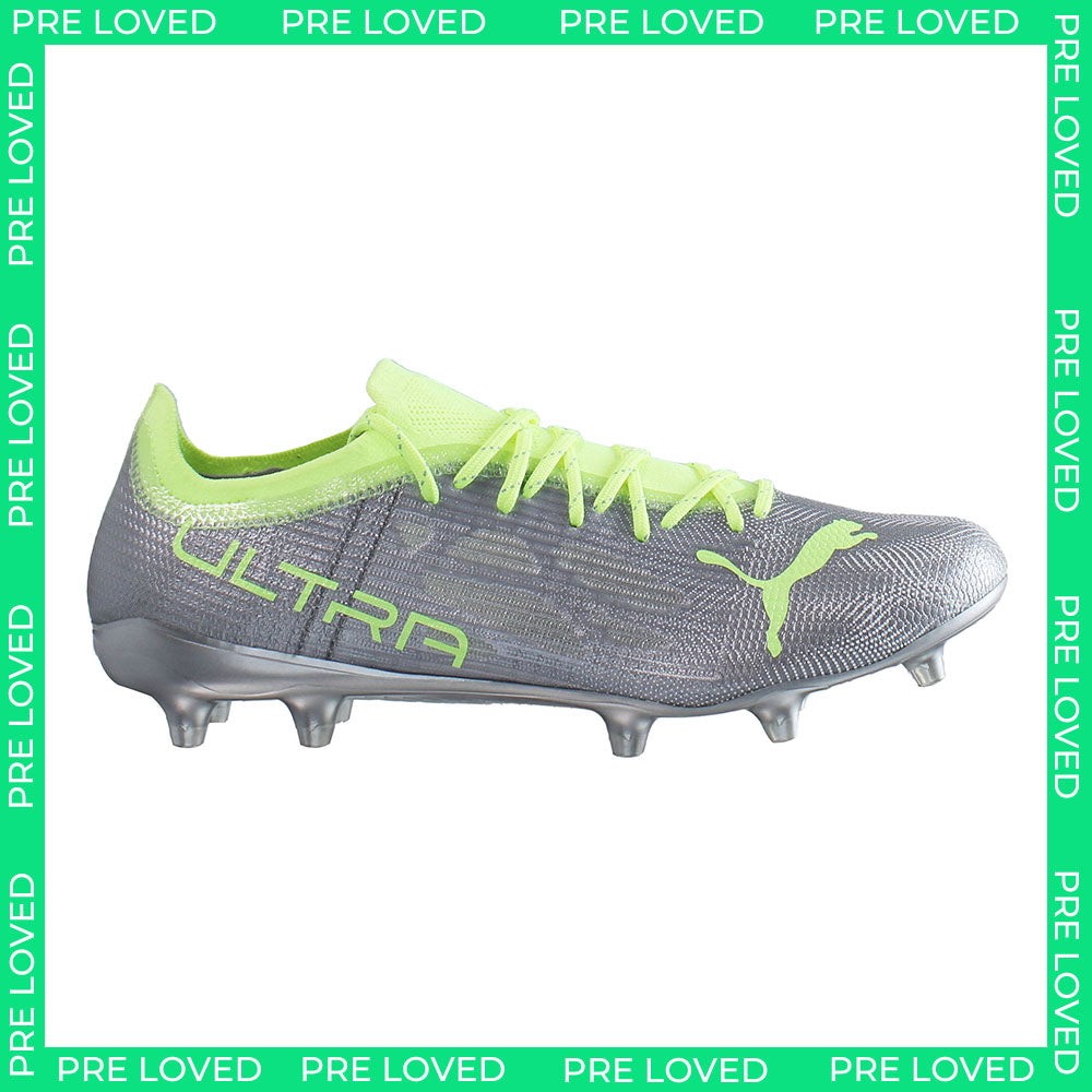 Puma Ultra 1.4 FG/AG Womens Silver Football Boots NO BOX