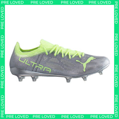 Puma Ultra 1.4 FG/AG Womens Silver Football Boots NO BOX