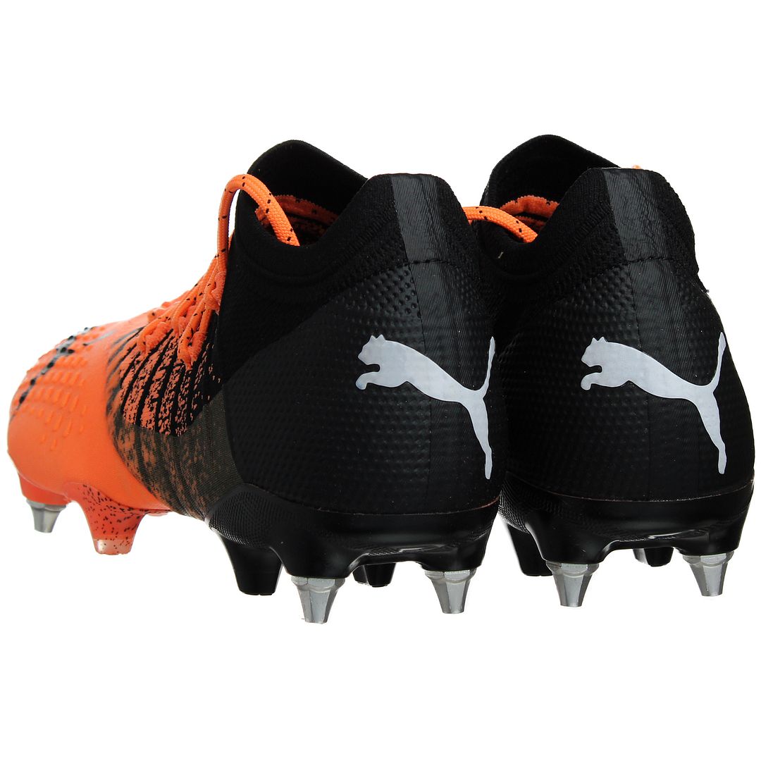 Puma orange and black shoes deals