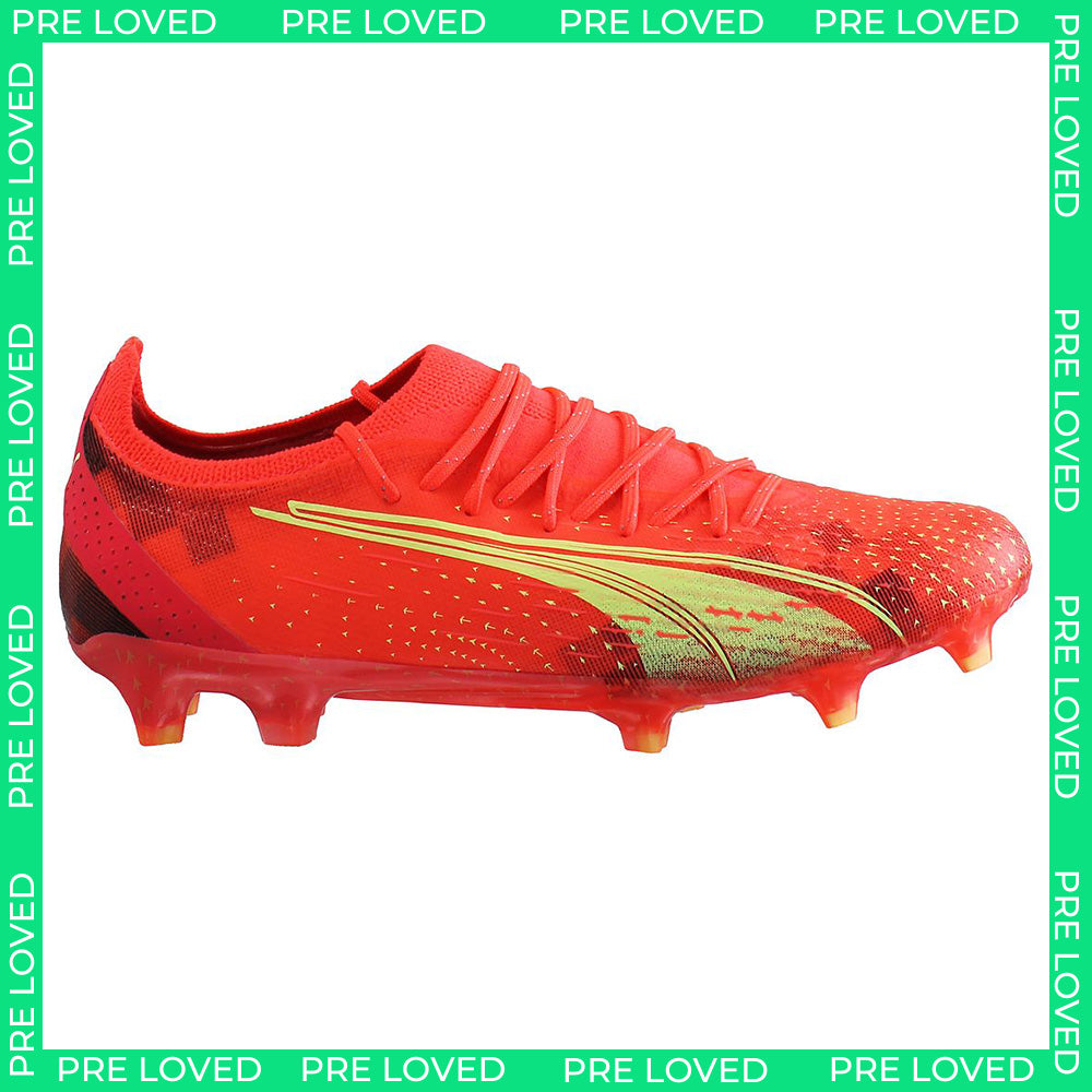 Puma Ultra Ultimate FG/AG Mens Orange Football Boots NO BOX