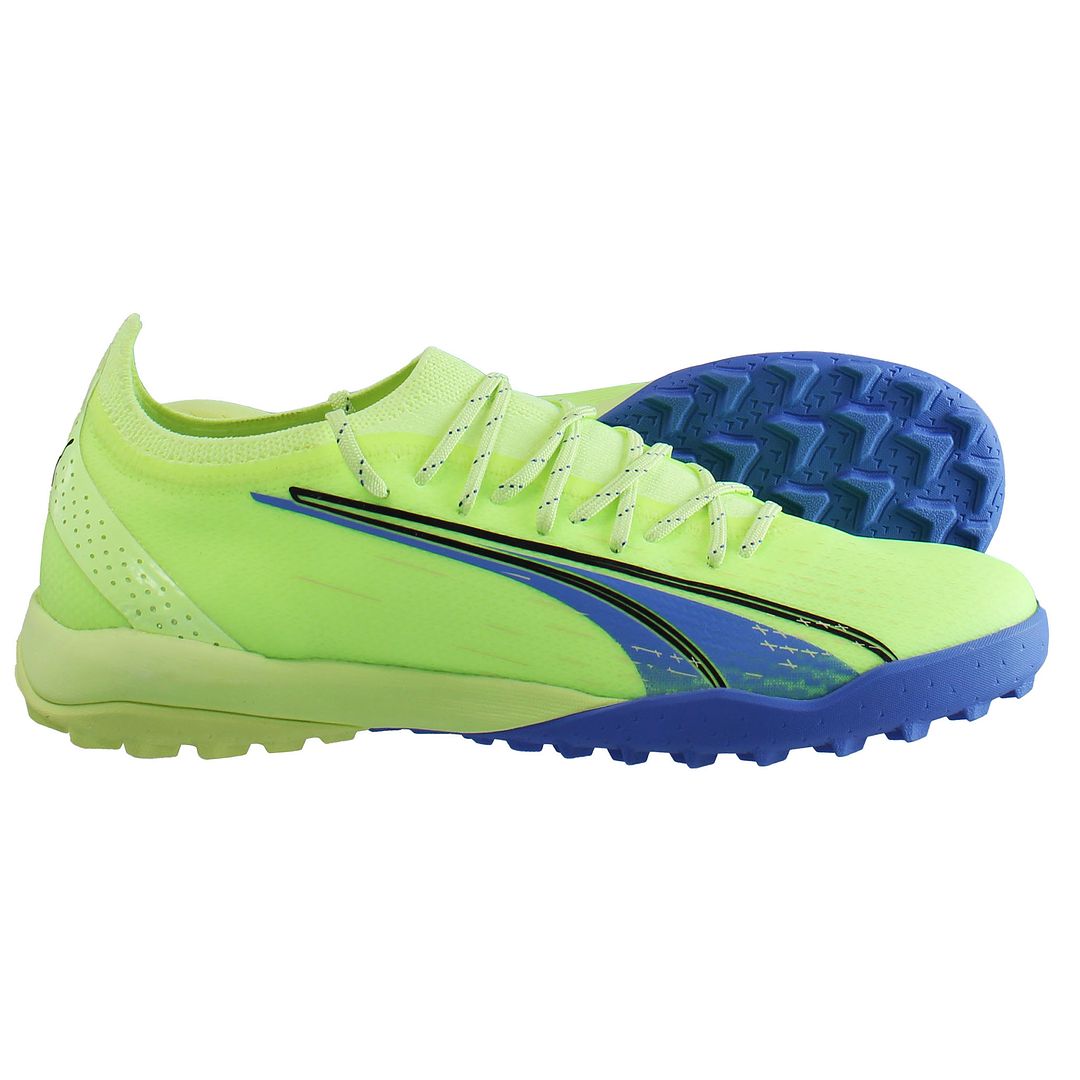 Puma Ultra Ultimate Cage Green Mens Football Boots