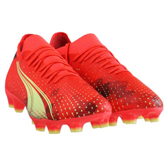 Puma Ultra Match FG/AG Red Mens Football Boots