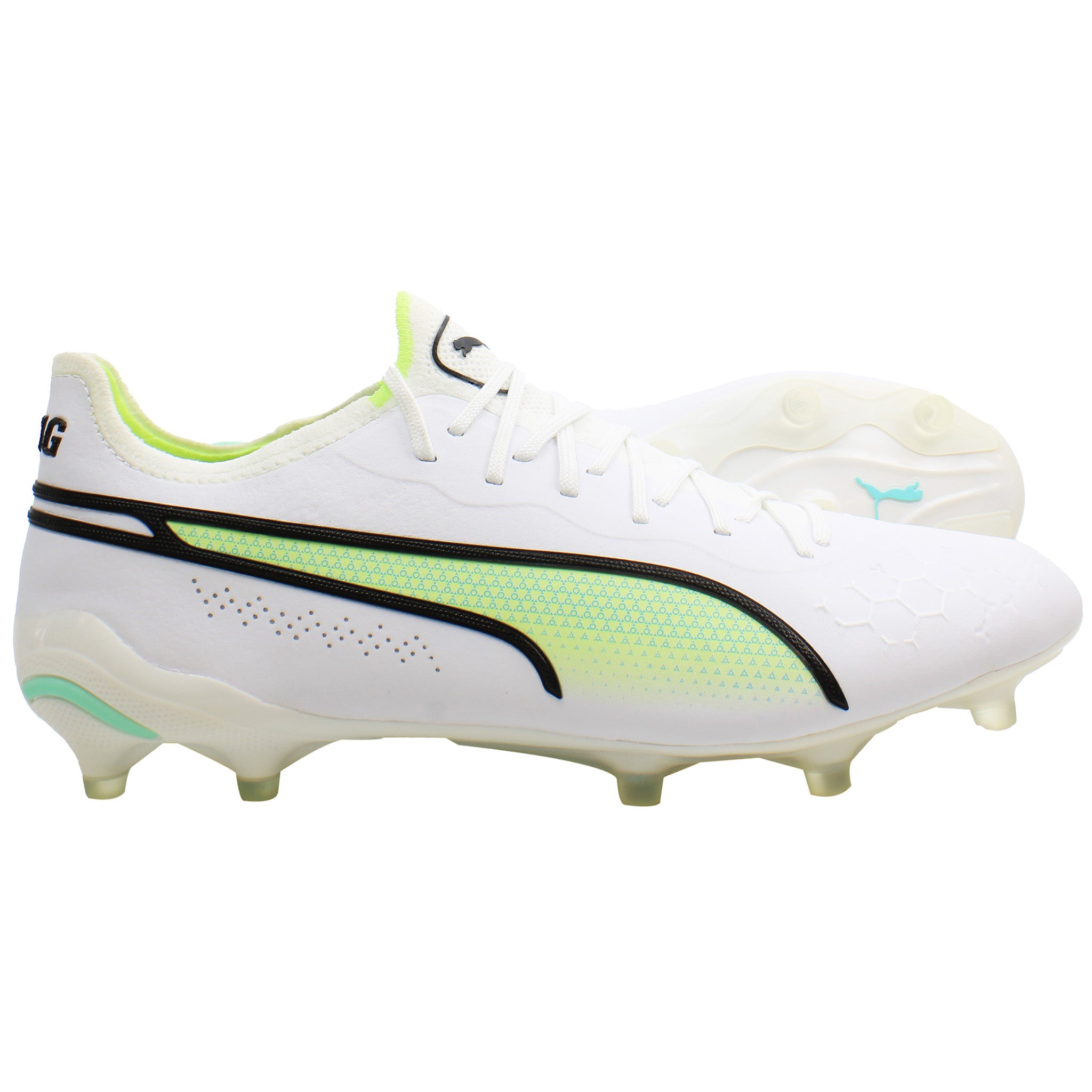 Puma King Ultimate FG/AG Mens White Football Boots