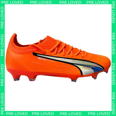 Puma Ultra Ultimate FG/AG Mens Orange Football Boots NO BOX