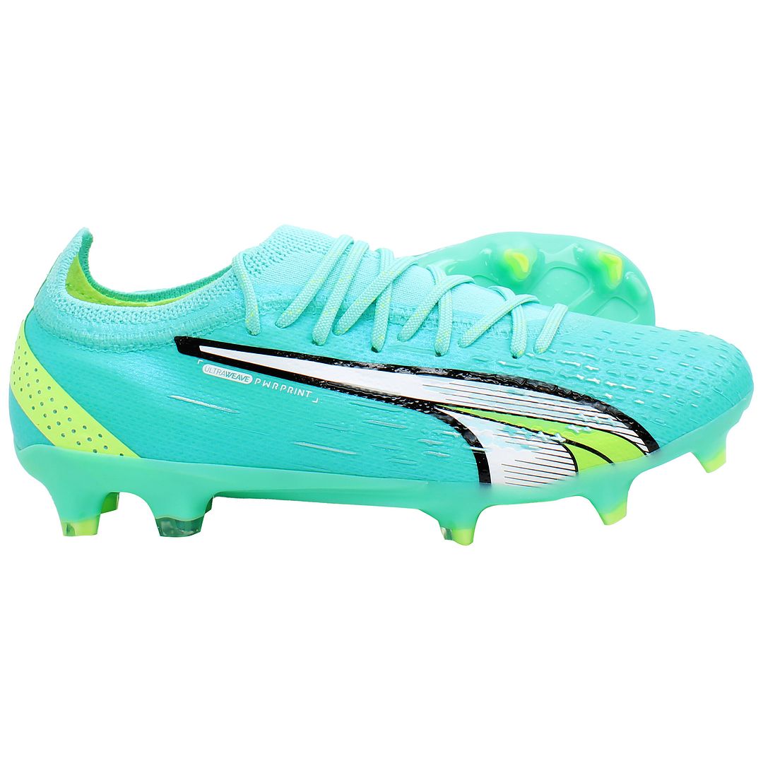 Puma Ultra Ultimate FG/AG Mens Green Football Boots