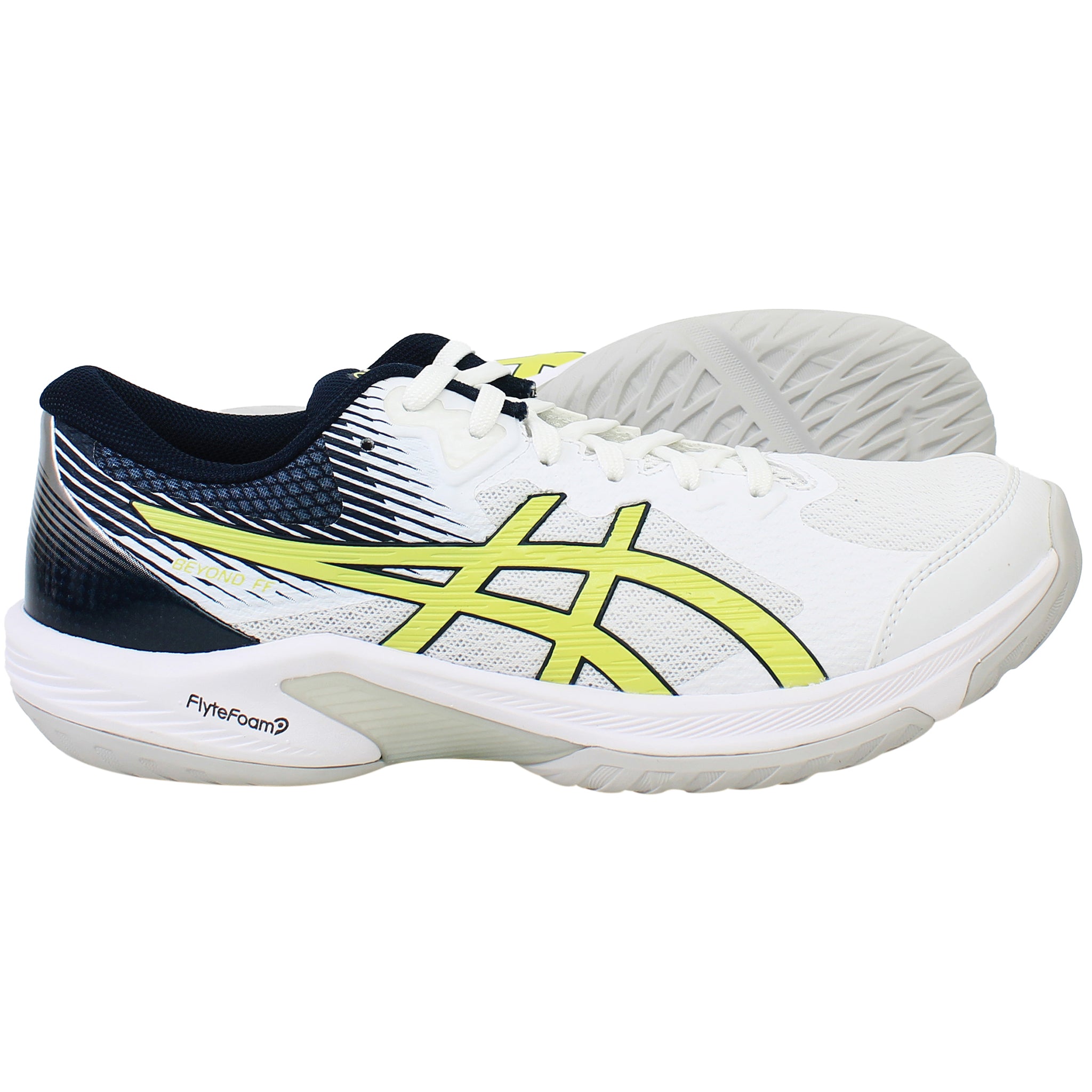 Asics Gel Beyond FF Mens White Voleyball Shoes