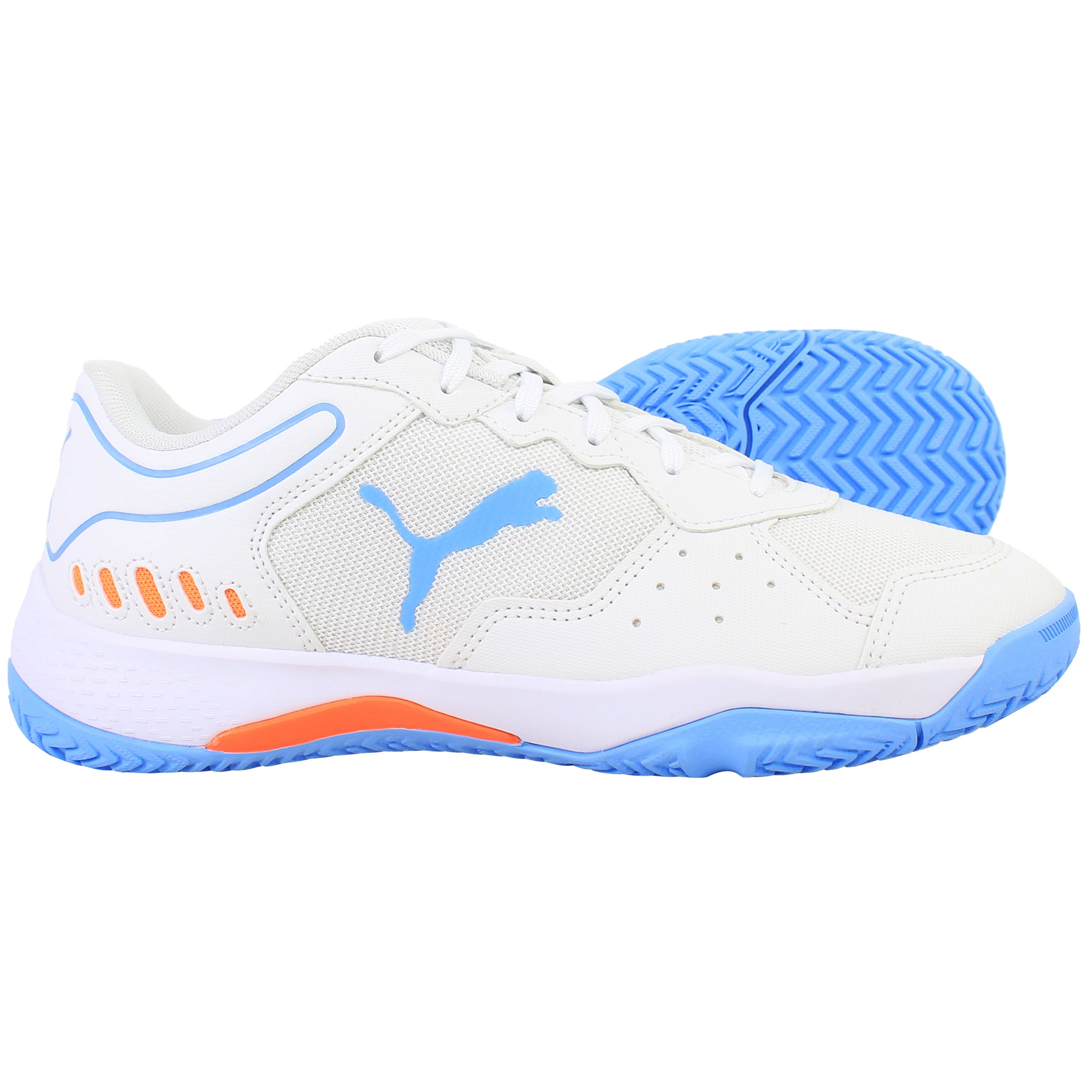 Puma Solarsmash RCT Kids White Padel Shoes