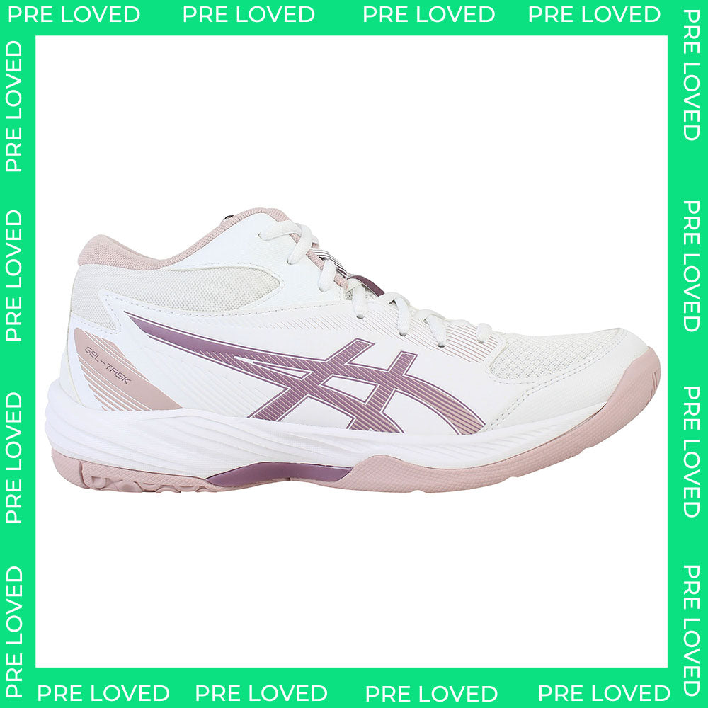 Asics Gel-Task 4 MT Womens White Volleyball Shoes NO BOX